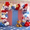 Latex Balloons Red, White & Blue Disco Ball Balloons – 22 Inch Inflatable Patriotic Balloons for 4th of July, Veterans Day, Birthday, Party & USA Decorations